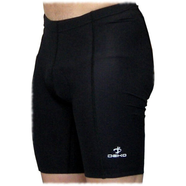 calzoncini ciclista senza bretelle modello basic colore nero