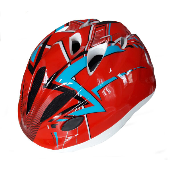 casco bambino pdr zeta colore rosso blu