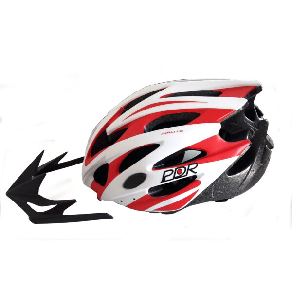 Casco adulto PDR MV29, colore bianco/rosso