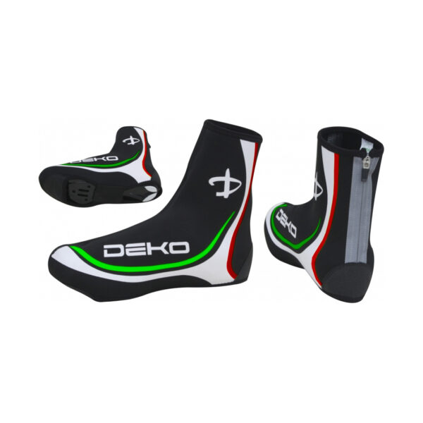 Copriscarpe DEKO NEW GRAPHICS, colore nero/tricolore bandiera italiana