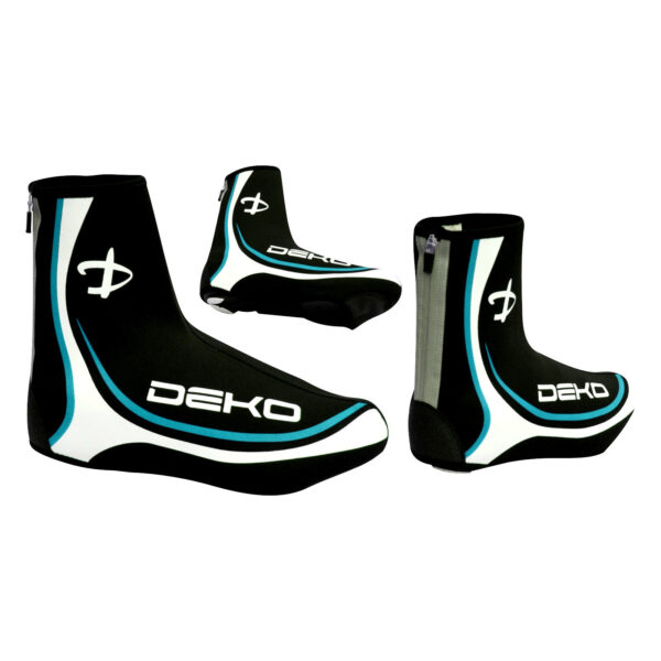 Copriscarpe DEKO NEW GRAPHICS, colore nero/azzurro cielo