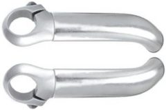 Appendici manubrio in alluminio colore silver