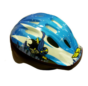 Casco bambino PDR FLYING MAN, colore azzurro/bianco