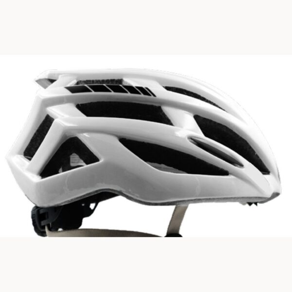 casco pdr city bianco lucido/nero